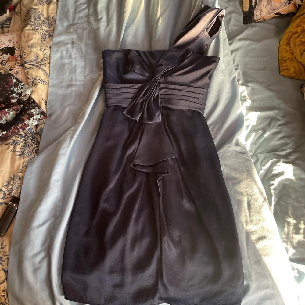 BCBG one shoulder dress
